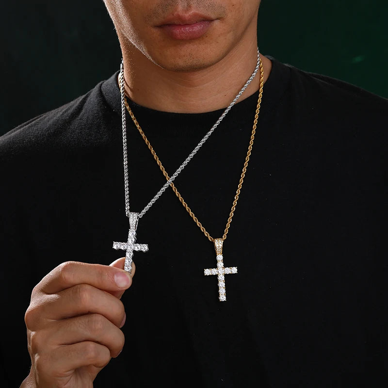Tennis Cross Pendant 